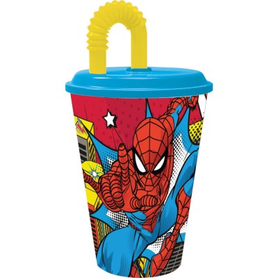 Vaso caÃ±a Spiderman Marvel 430ml