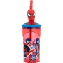 Vaso figura 3D Spiderman Marvel 360ml