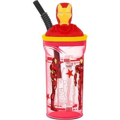 Vaso figura 3D Iron Man Marvel 360ml