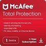 Antivirus mcafee total proteccion 1 dispositivo