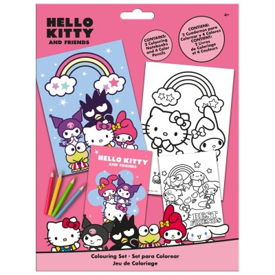 Set colorear Hello Kitty and Friends