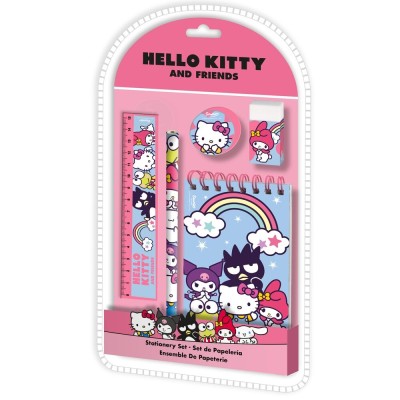 Blister papeleria Hello Kitty and Friends 5pzs