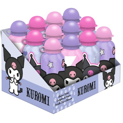 Cantimplora aluminio Kuromi Hello Kitty 500ml surtido