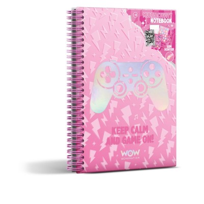 Cuaderno A5 Gamer Valentina Wow Generation