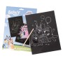 Set papeleria Scratch Art Bluey