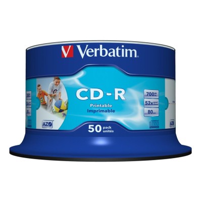 Verbatim cd r 700mb 52x tarrina 50