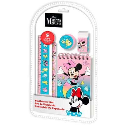 Set papeleria Minnie Disney 5pzs