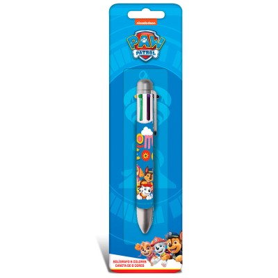 Boligrafo 6 colores Patrulla Canina Paw Patrol