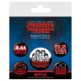 Set 5 chapas Stranger Things