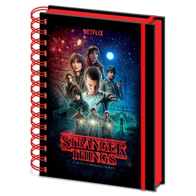 Cuaderno A5 Poster Stranger Things