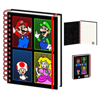 Cuaderno A5 Super Mario Bros