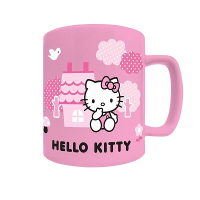 Taza funda de peluche Hello Kitty 440ml