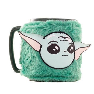 Taza funda de peluche Grogu Mandalorian Star Wars 440ml