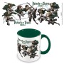 Taza Personajes Attack on Titan 315ml