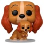 Figura POP Disney La Dama y el Vagabundo Lady with Puppy