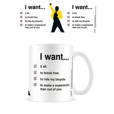 Taza I Want Checklist Queen 315ml