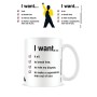 Taza I Want Checklist Queen 315ml