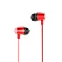 Auriculares aiwa estm 30rd jack 35mm rojo