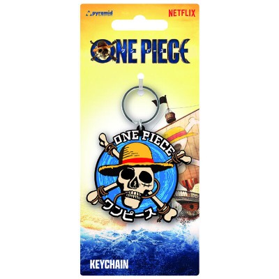 Llavero Logo Banda Sombrero de Paja One Piece 6cm