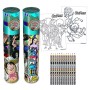 Set tubo de lapices colores One Piece