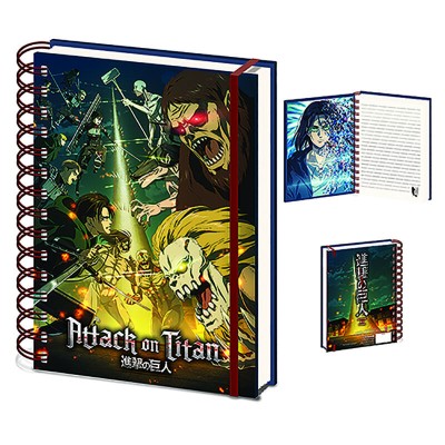 Cuaderno A5 Attack on Titan