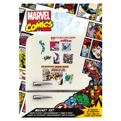 Set Imanes Marvel Retro