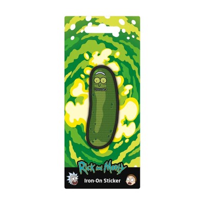 Pegatina de bordado Pickle Rick &38 Morty