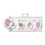 Portatodo con 4 gomas de borrar Pusheen