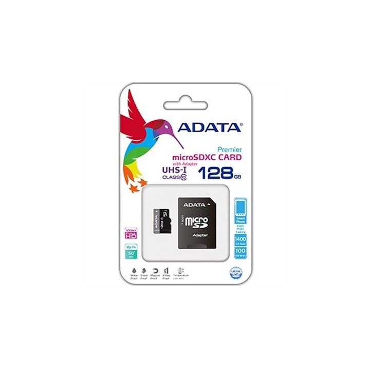 Tarjeta memoria micro sd adata 128gb