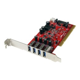 Tarjeta puertos startech pciusb3s4 4x usb