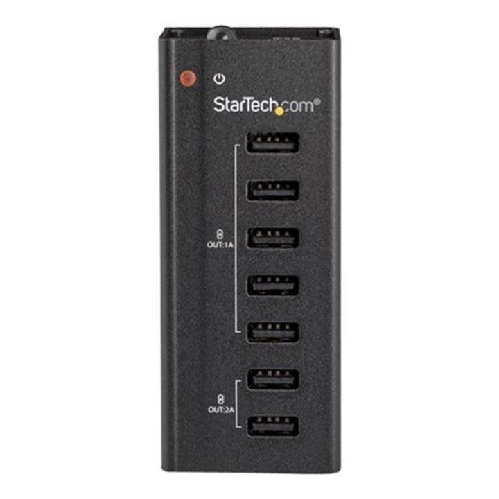 Estacion carga usb startech 7 puertos