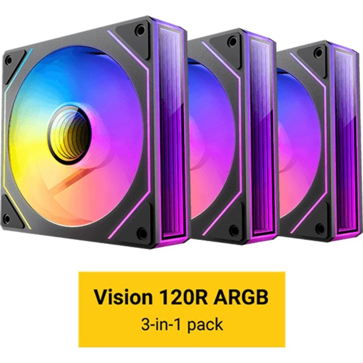 Ventilador caja antec vision 120r argb