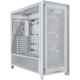 Caja ordenador gaming corsair frame 5000d rs atx cristal templado blanco