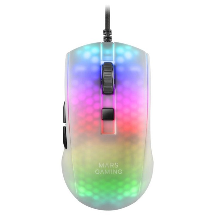Raton mars gaming rgb mmr translucido