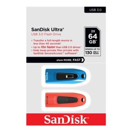 Memoria usb 3.0 sandisk 64gb ultra