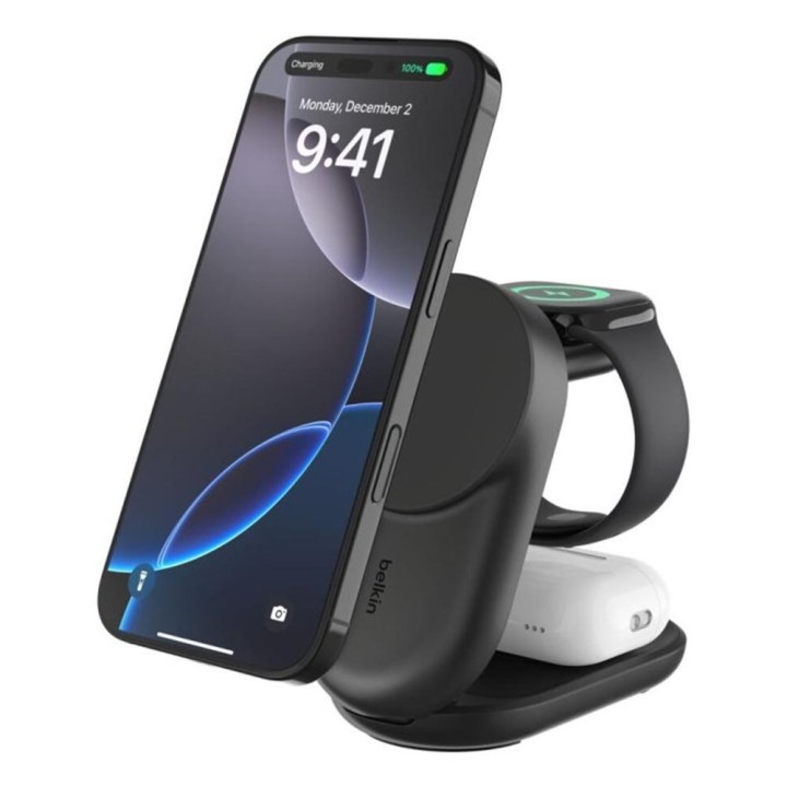 Base carga belkin wiz037kq ultracharge negro