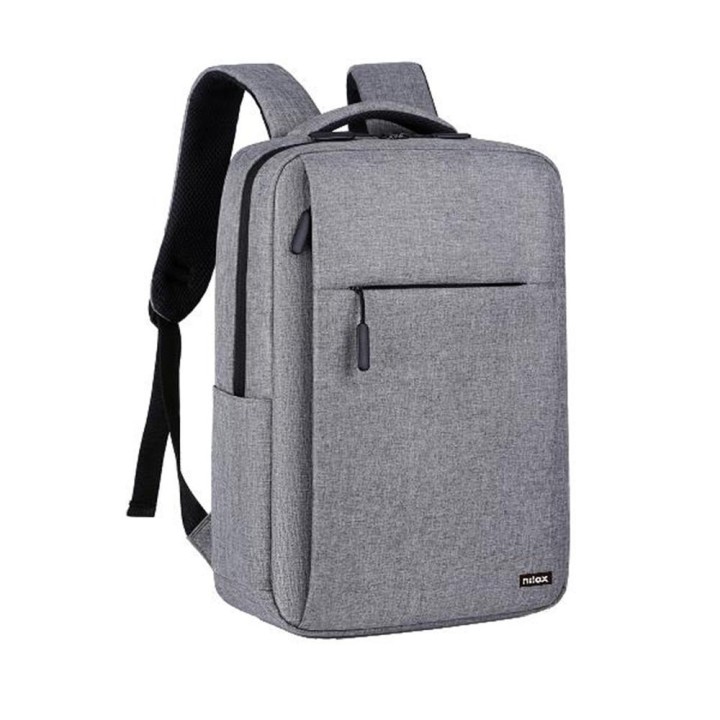 Mochila nilox nxbk035 para portatil 15.6 pulgadas gris
