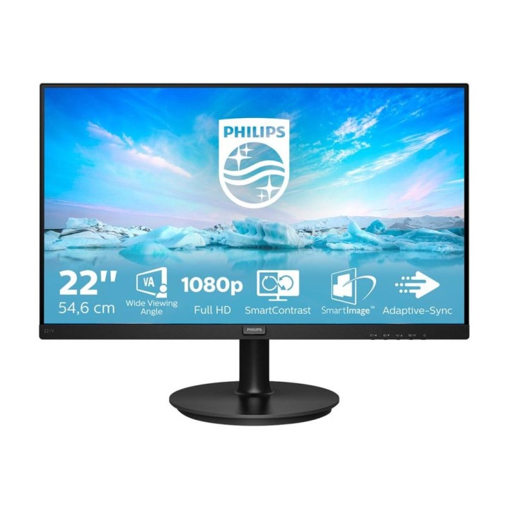 Monitor led 22 pulgadas philips v - line 221v8a
