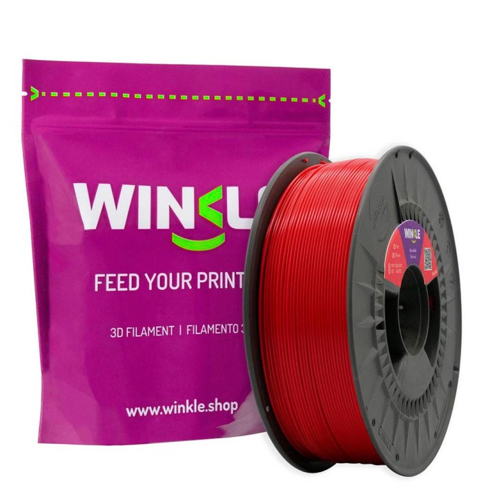 Filamento rojo diablo winkle pla - hd 1.75mm