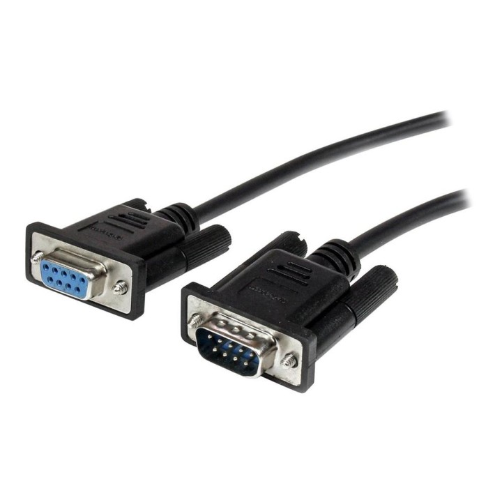 Cable db9 startech 2m macho - hembra negro