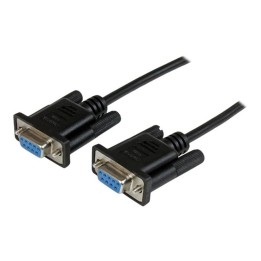 Cable db9 startech 2m hembra - hembra negro
