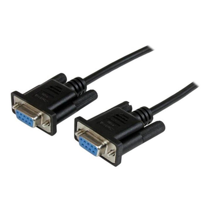 Cable db9 startech 2m hembra - hembra negro