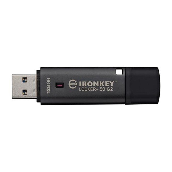 Memoria usb 3.2 kingston 128gb ironkey locker+50 g2