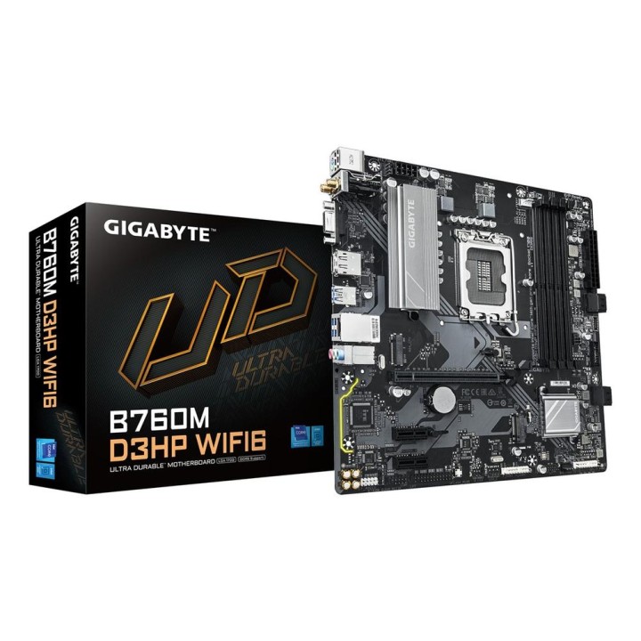 Placa base gigabyte b760m d3hp wifi6 lga 1700 matx 4x ddr5