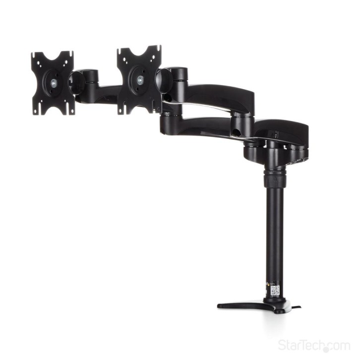 Soporte mesa startech vesa hasta 24 pulgadas 100x100mm max 13.6kg