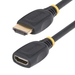 Cable hdmi 4k startech 0.5m - macho - hembra - negro