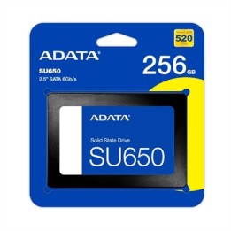 Disco duro interno solido ssd adata ultimate su650 256gb 2.5 pulgadas sata3