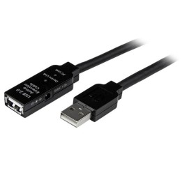 Cable usb tipo a startech 20m - macho - hembra - negro