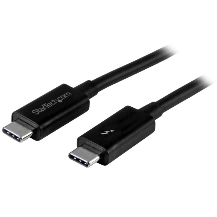 Cable usb tipo c startech 1m - macho - macho - negro