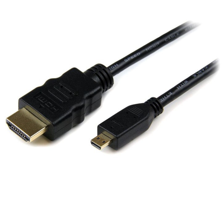 Cable hdmi a micro hdmi startech 2m - macho - macho - negro